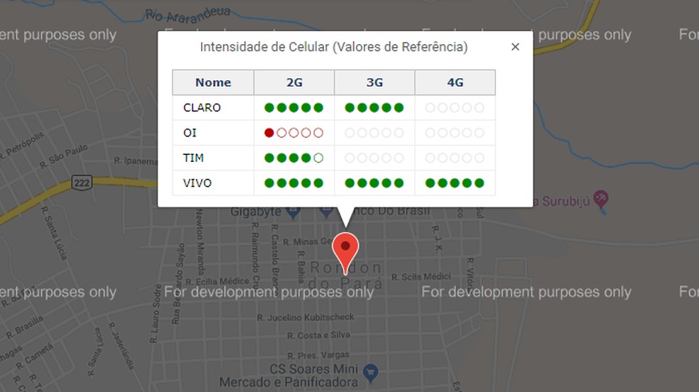 Ferramenta da Anatel ajuda a verificar cobertura na sua região — Foto: Reprodução/Paulo Alves