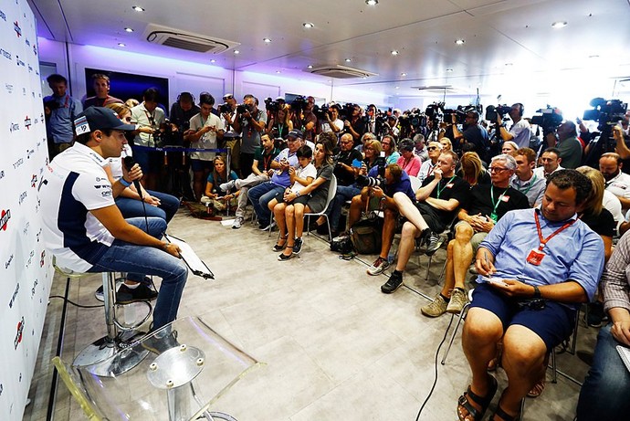Felipe Massa anuncia aposentadoria da F1 em coletiva na Itália (Foto: Divulgação)