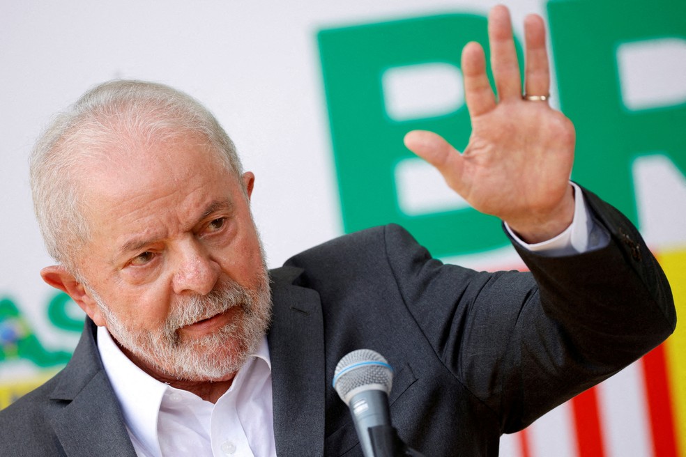 Lula durante entrevista coletiva em Brasília, em 2 de dezembro de 2022. — Foto: Adriano Machado/Reuters