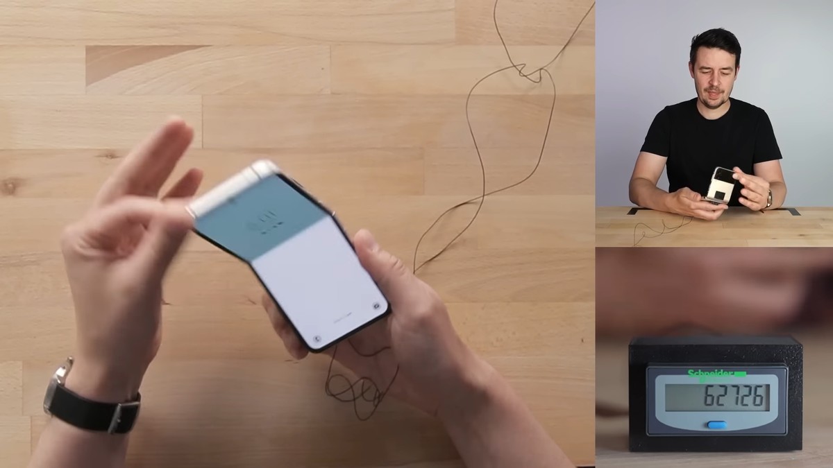 Teste faz Galaxy Z Flip 3 abrir e fechar 418 mil vezes