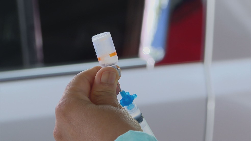 Vacinação contra Covid-19 no DF — Foto: Reprodução / TV Globo