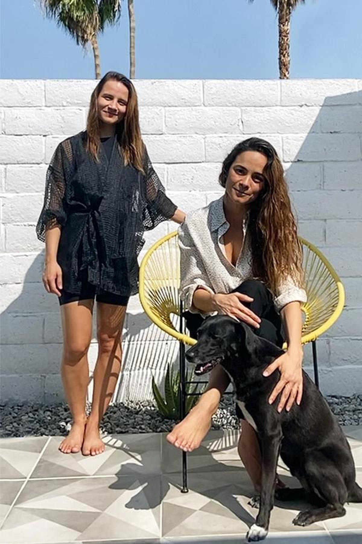 Alice Braga e Bianca Comparato, criadoras do Cinema de Fachada, por