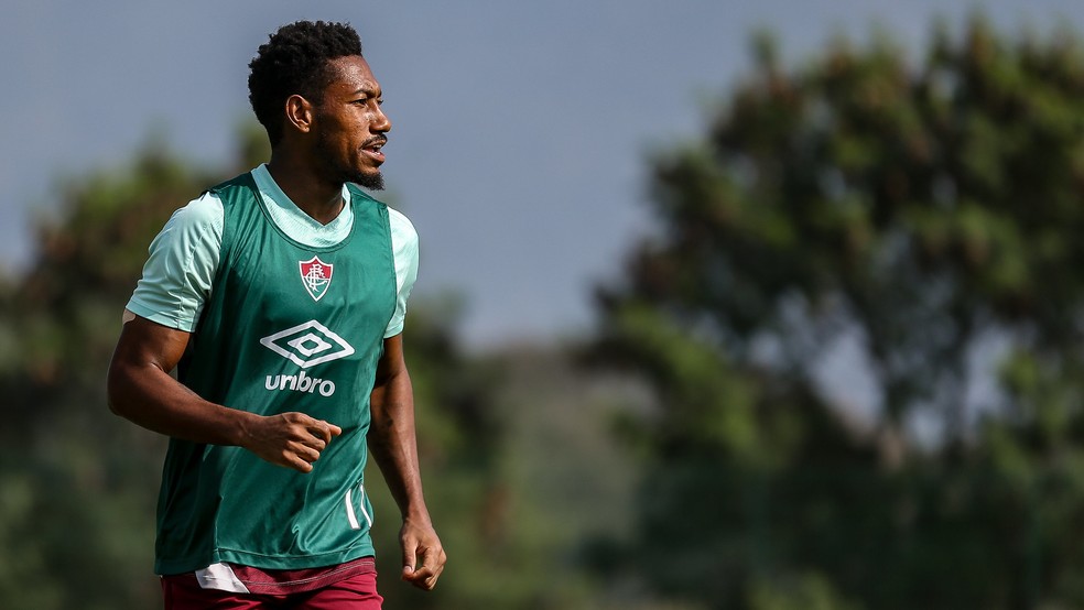 Pablo Dyego, atacante do Fluminense — Foto: Lucas Merçon / FFC