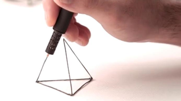 Em um design simples e compacto, a Lix 3D Pen permite fazer desenhos em 3D (Foto: Divulgação)