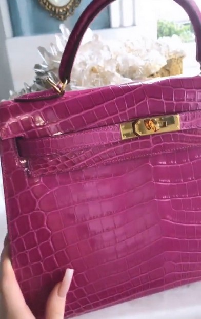 a bolsa de US$ 45 mil que Kylie Jenner ganhou de presente do namorado (Foto: Instagram)