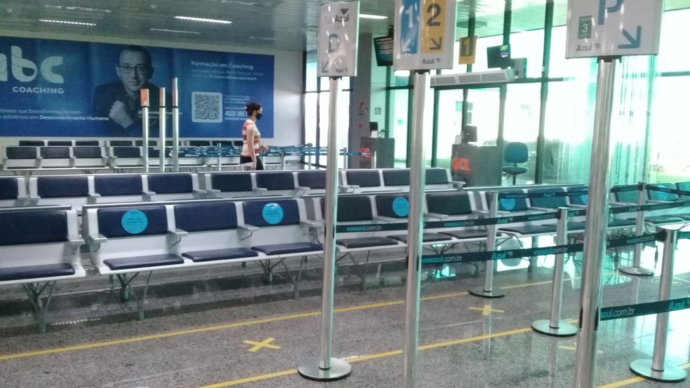 Sala de embarque do aeroporto de Porto Velho — Foto: Infraero/Divulgação