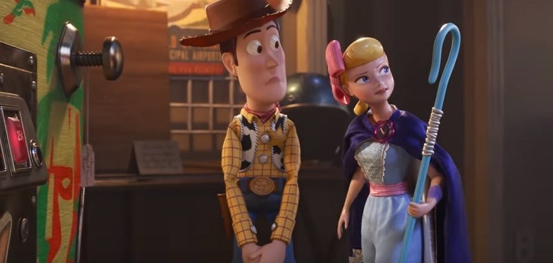 Woody e Betty em cena do novo trailer (Foto: Reprodução)