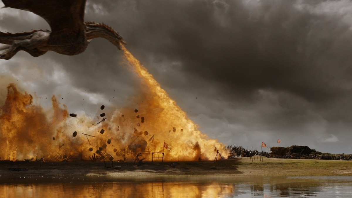 Cena do 4º episódio da 7ª temporada de Game of Thrones, The Spoils of War  (Foto: Reprodução/Youtube)