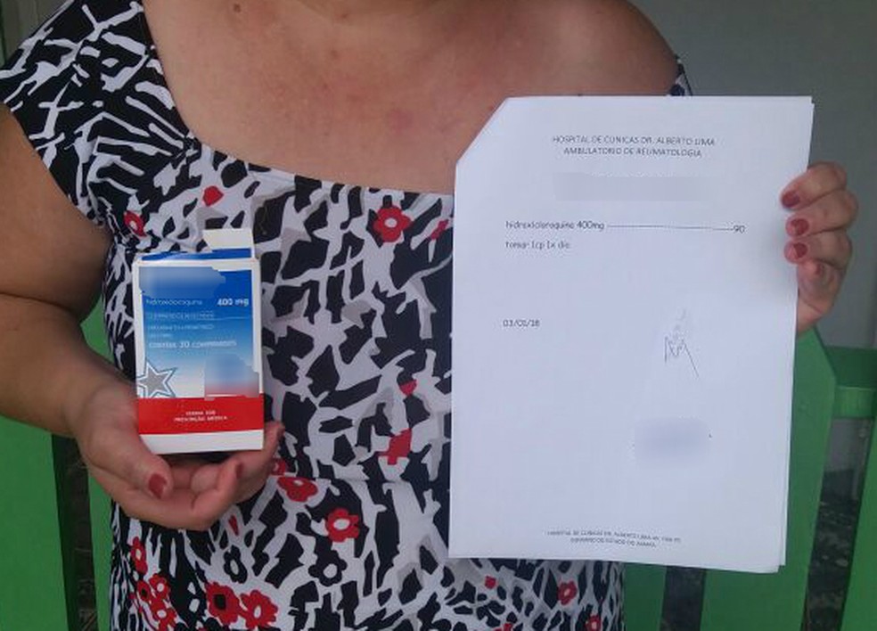 Secretaria de Saúde da BA garante hidroxicloroquina para pacientes com receita e exames que comprovem uso — Foto: Francielle Martins/Arquivo Pessoal