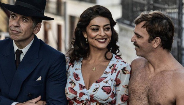 Leandro Hassum, Juliana Paes e Marcelo Faria em cena de Dona Flor e Seus Dois Maridos (Foto: Fabio Bouzas/Divulgação)