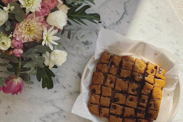Bolo de chocolate saudável feito com amêndoas (Foto: Duda Schietti) Bolo de chocolate saudável feito com amêndoas (Foto: Duda Schietti)