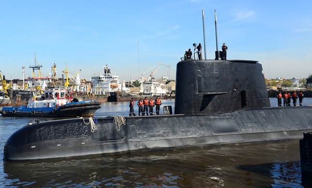 O submarino ARA San Juan, encontrado após desaparecer com 44 tripulantes