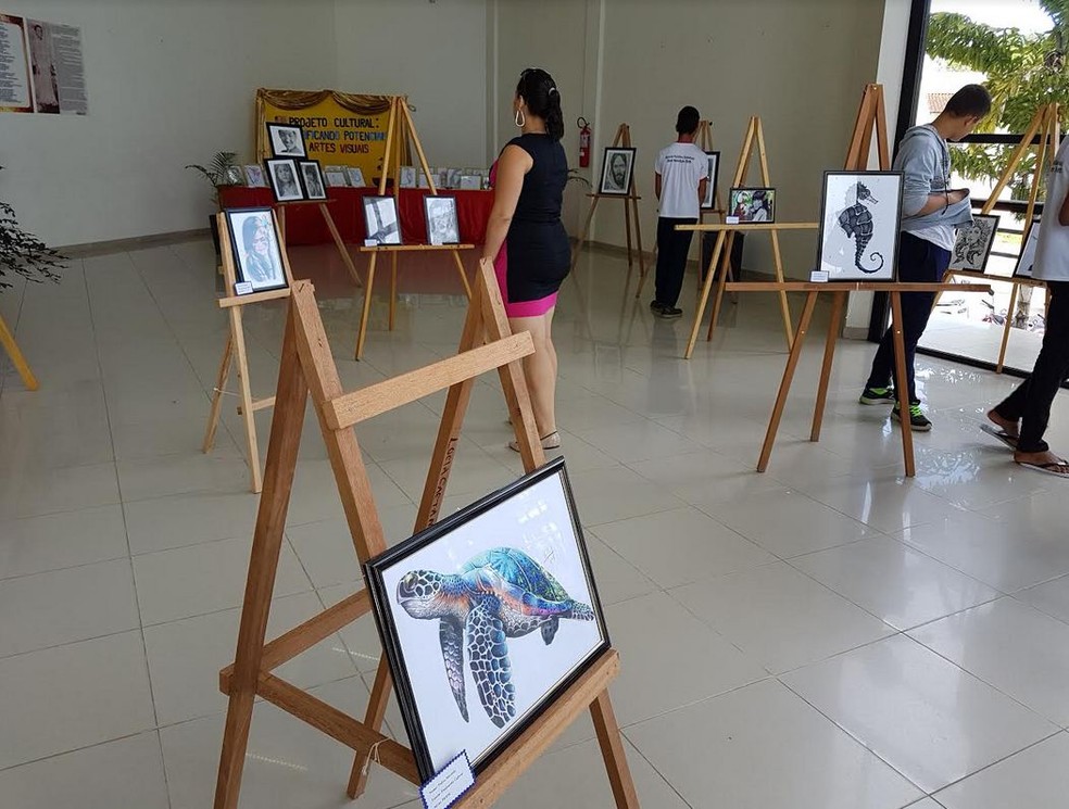 Concurso envolveu cerca de 100 alunos (Foto: Anny Barbosa/G1)