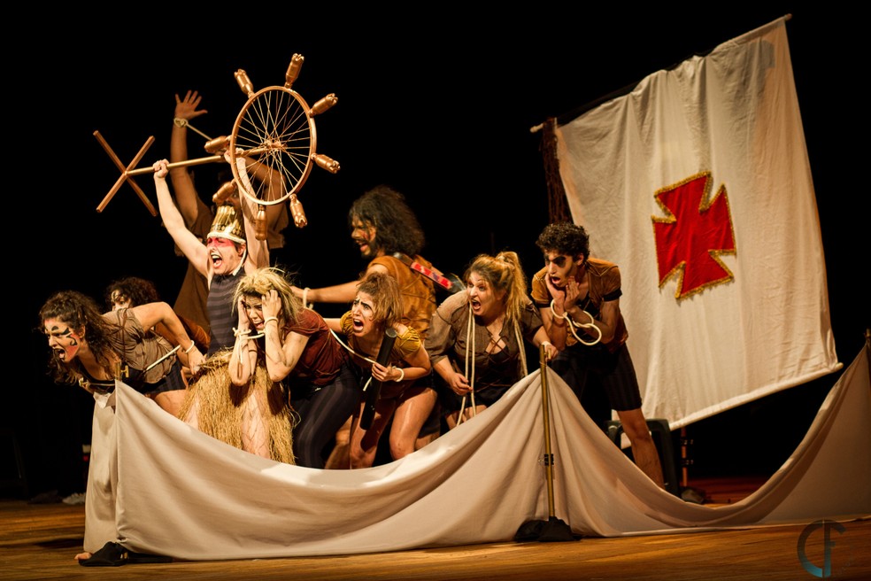 Grupo de Teatro apresenta "Nau de Loucos" em Porto Ferreira (SP) (Foto: Divulgação)