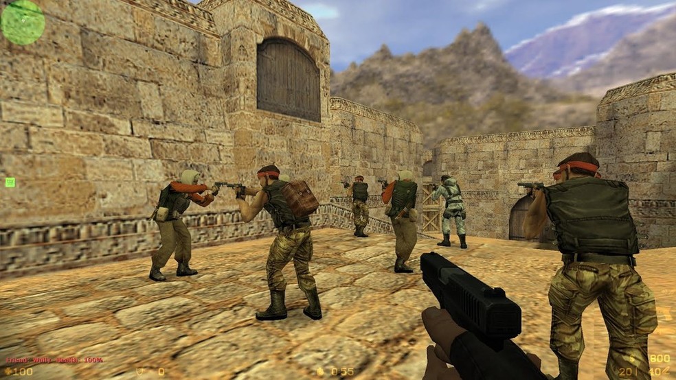 Counter-Strike e outras lembranças das lan houses foram destaque em outubro — Foto: Reprodução/Counter-Strike 1.6