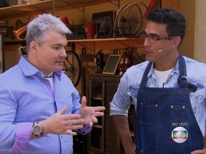 Veterinário nutrólogo É de casa (Foto: TV Globo)