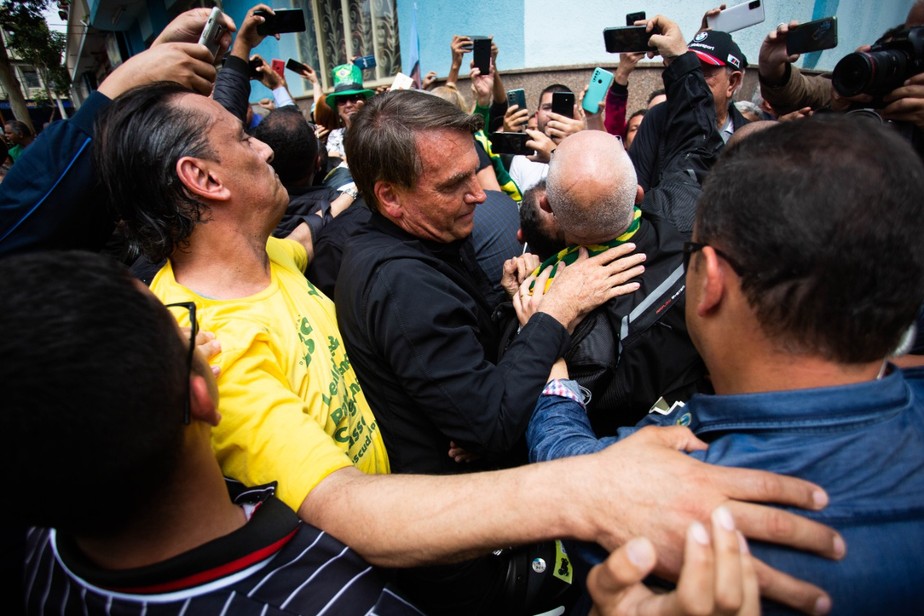 Bolsonaro em Sorocaba com Wassef