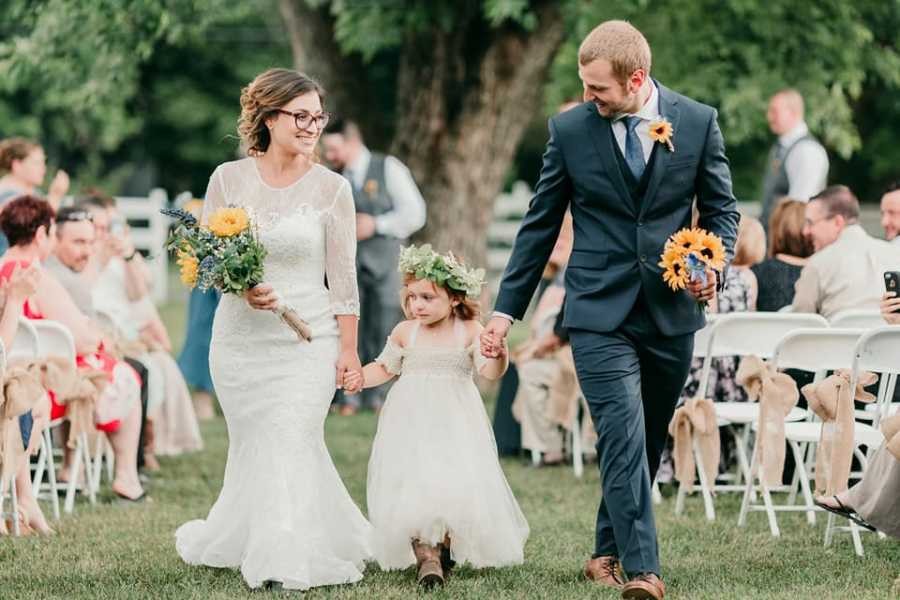 Enfim casados! (Foto: Amethyst &amp; Sage Portraits)