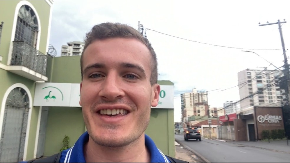 Australiano disse que sempre teve vontade de conhecer Mato Grosso  — Foto: Arquivo pessoal