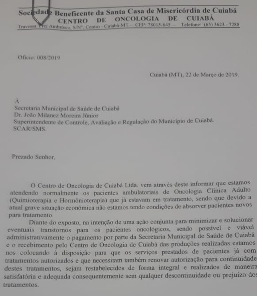 Termo foi assinado na sexta-feira — Foto: Reprodução
