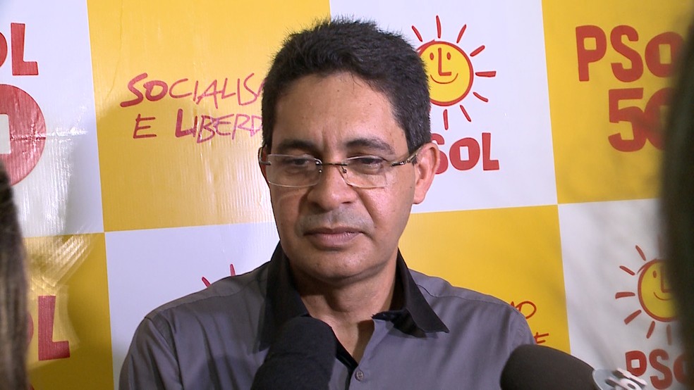 PSOL confirma candidatura de Odívio Neto a governador do Maranhão durante convenção em São Luís — Foto: Reprodução/TV Mirante