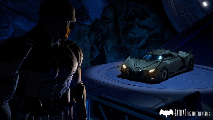 Homem-Morcego e seu Batmóvel em Batman: The Telltale Series (Foto: Divulgação/Telltale)