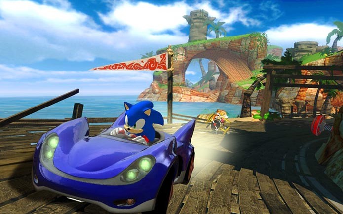 Jogo de corrida de Sonic e seus amigos ? divertido e completo (Foto: Reprodu??o)