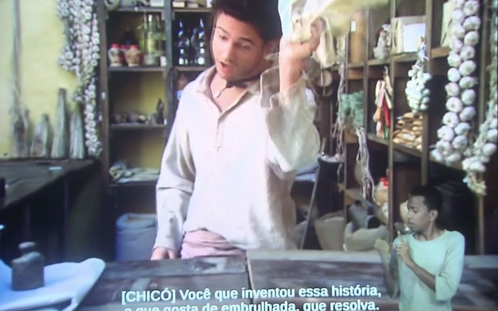 Sessão teve filme traduzido em Libras (Foto: Reprodução/TV Globo)