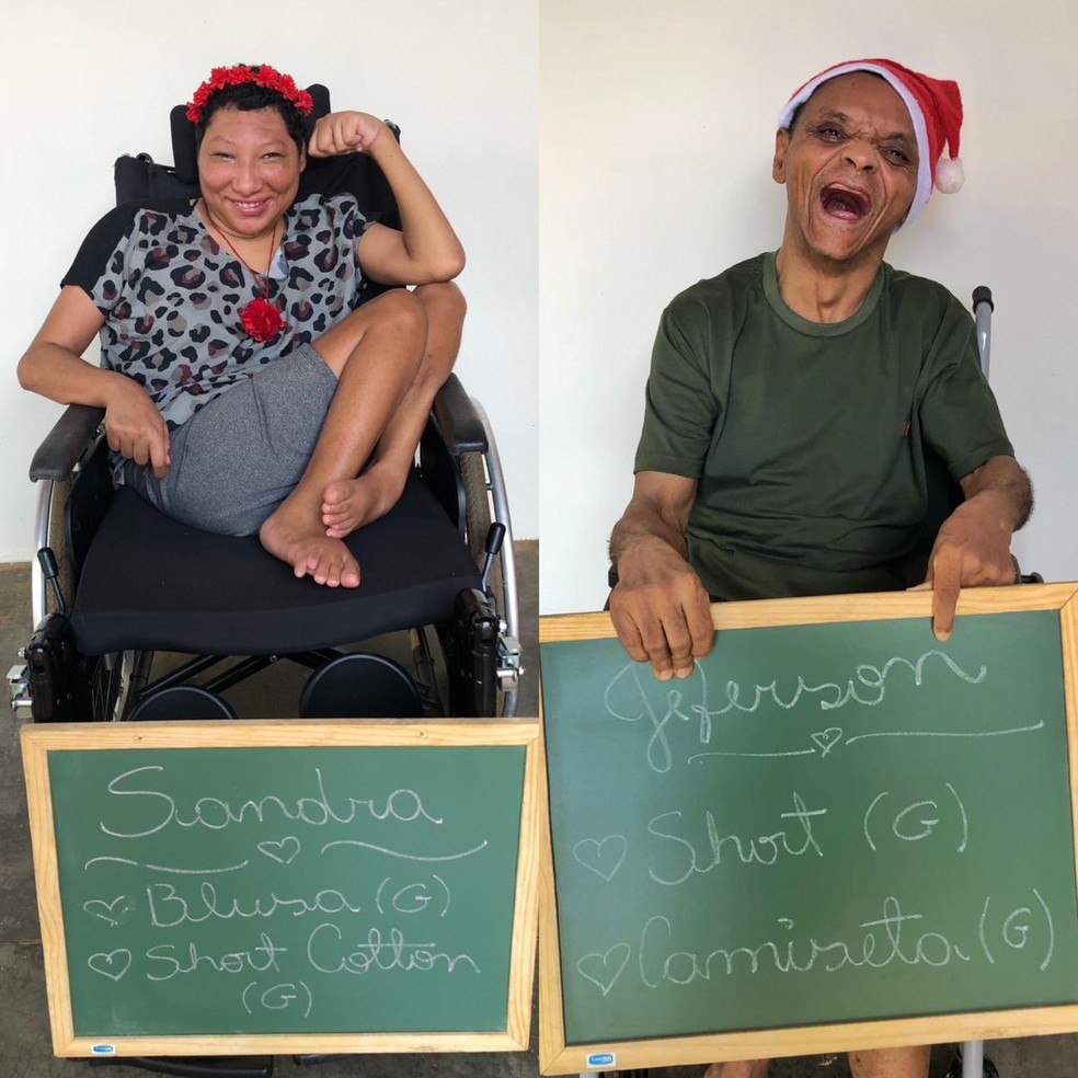 Sandra e Jeferson querem ganhar roupas — Foto: Denyce Araújo/ Divulgação