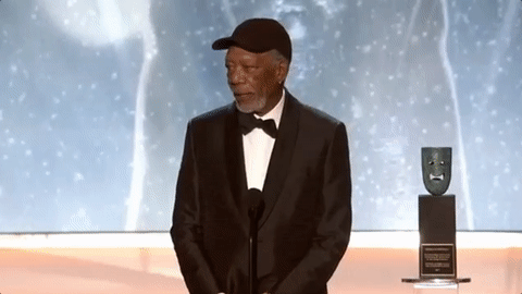 Morgan Freeman, o grande homenageado do Sag Awards 2018 (Foto: reprodução)