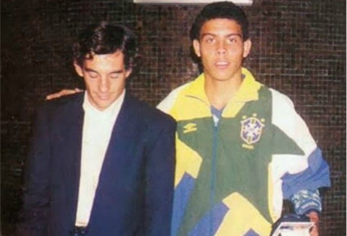 ronaldo homenagem ayrton senna 54 anos futebol f1 (Foto: Reprodução/Instagram)