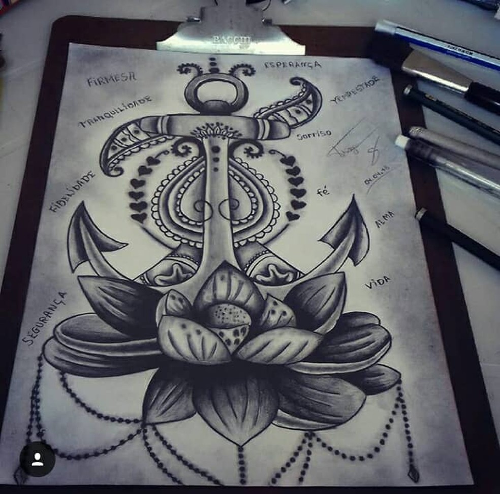 Desenhos chamam a atenção pelos detalhes (Foto: Arquivo Pessoal)