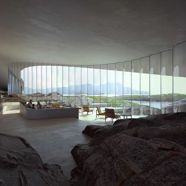 Edifício em forma de baleia será atração turística na Noruega (Foto: Divulgação)