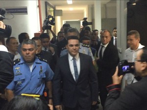 Presidente parabenizou ação de policiais durante a confusão (Foto: Inaê Brandão/G1 RR)