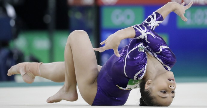 Flavia Saraiva; ginástica artística; brasil; olimpíadas (Foto: Julio Cortez/AP Photo)