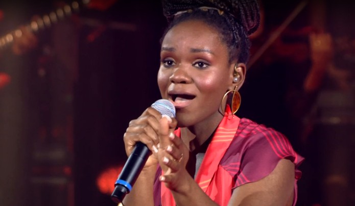 Winnie fechou a Rodada de Fogo com a música 'Onde Você Mora' — Foto: TV Globo