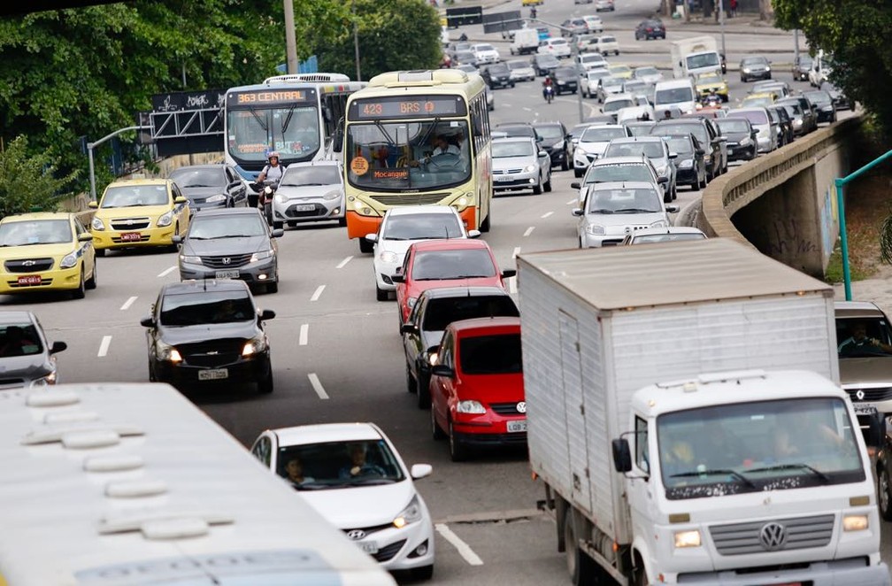 Trânsito no Rio (arquivo) — Foto: Marcos Serra Lima/G1