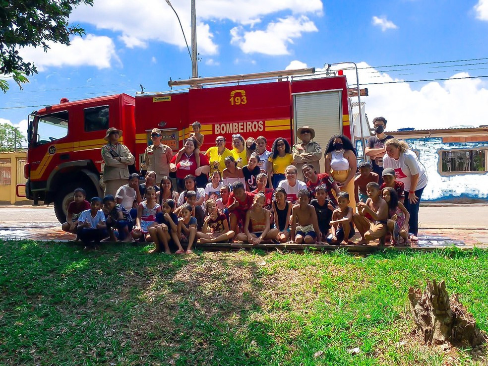 Projeto leva dia de lazer e consciência ambiental para crianças carentes em Rio Branco — Foto: Arquivo pessoal