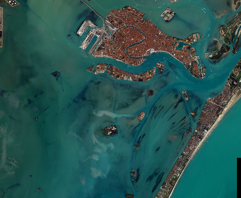 Imagem de satélite de Poveglia (Foto: Divulgação)