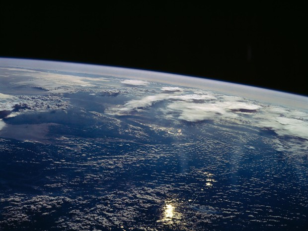 Terra vista do espaço (Foto: NASA)
