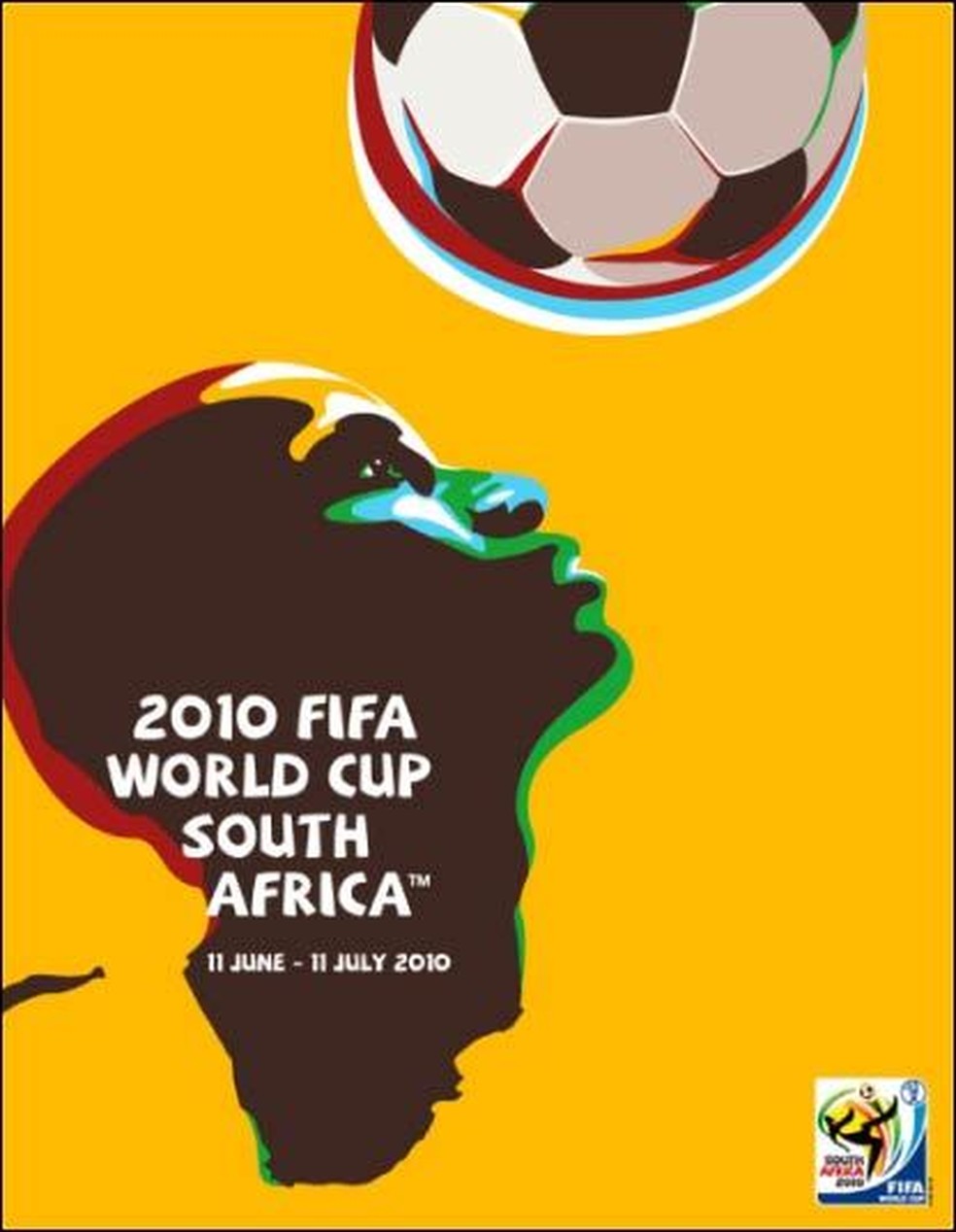 Pôster Copa do Mundo 2010 — Foto: Divulgação/Fifa
