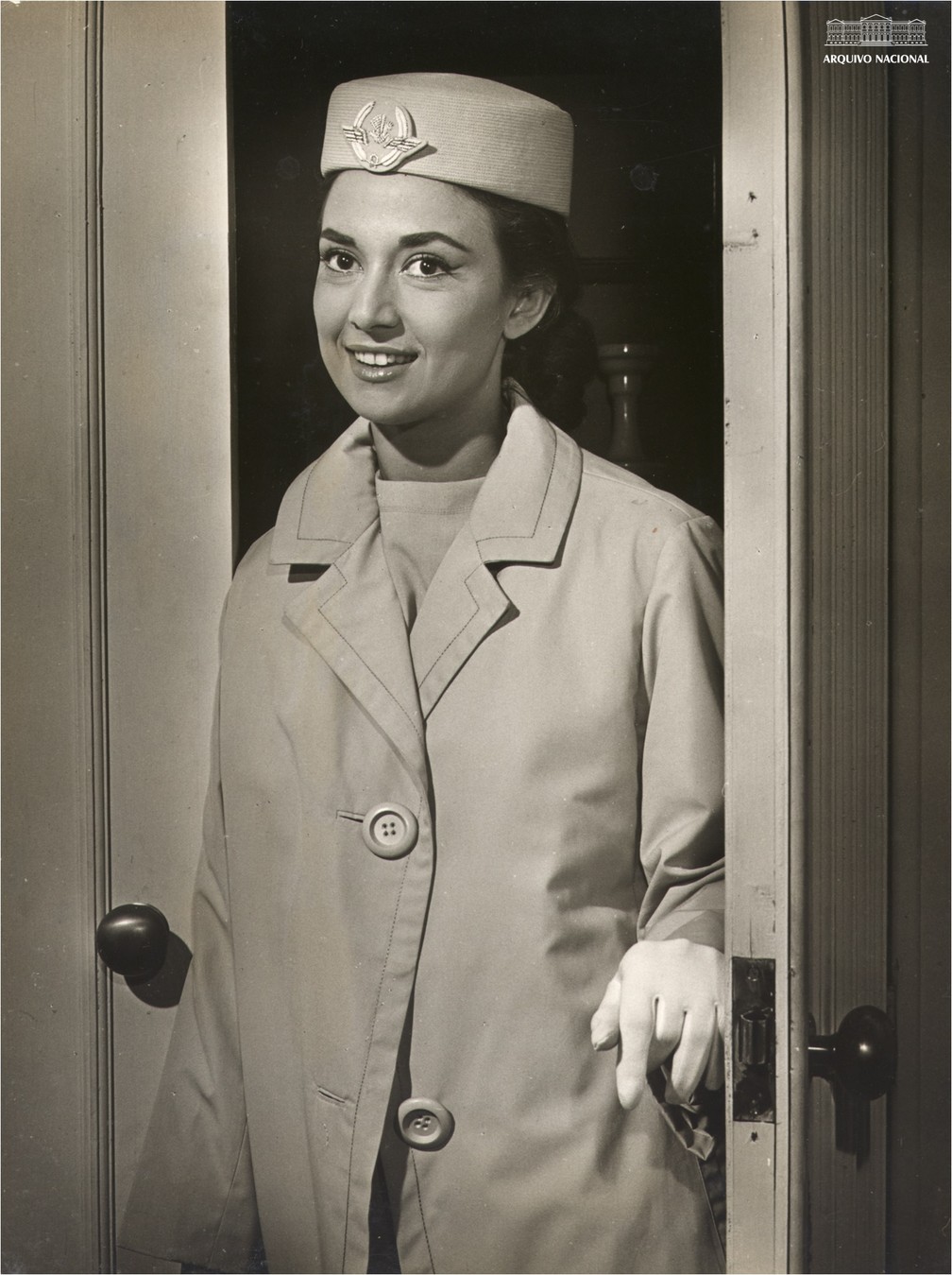 Eva Wilma na peça teatral 'Boeing-Boing', em 1963 — Foto: Arquivo Nacional