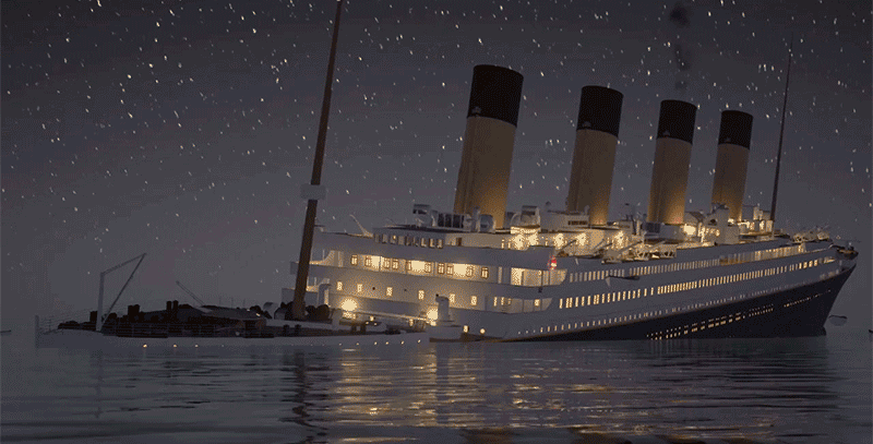 Vídeo com a simulação do naufrágio do Titanic tem, ao todo, duas horas e quarenta e um minutos (Foto: Reprodução/Youtube)