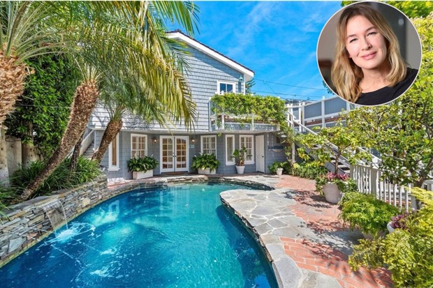 Renée Zellweger paga R$ 140 mil de aluguel em mansão centenária (Foto: Divulgação e Reprodução/Instagram @renee__zellweger)