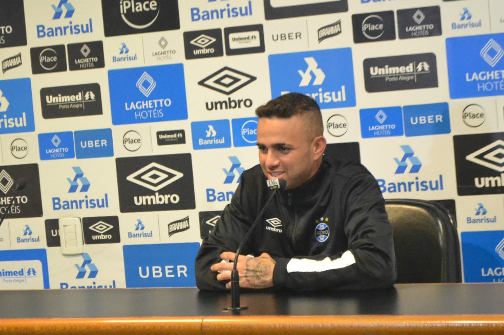 Luan falou em entrevista coletiva nesta terça (Foto: Eduardo Moura)