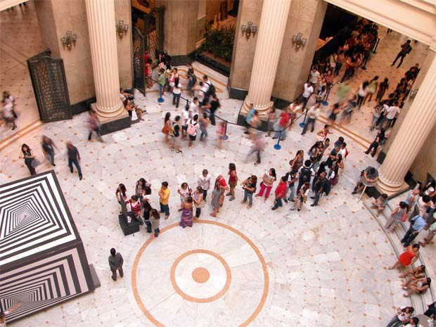 A mostra 'O mundo mágico de Escher', no Centro Cultural Banco do Brasil do Rio de Janeiro: média foi de 9.677 visitantes ao dia (Foto: Divulgação)