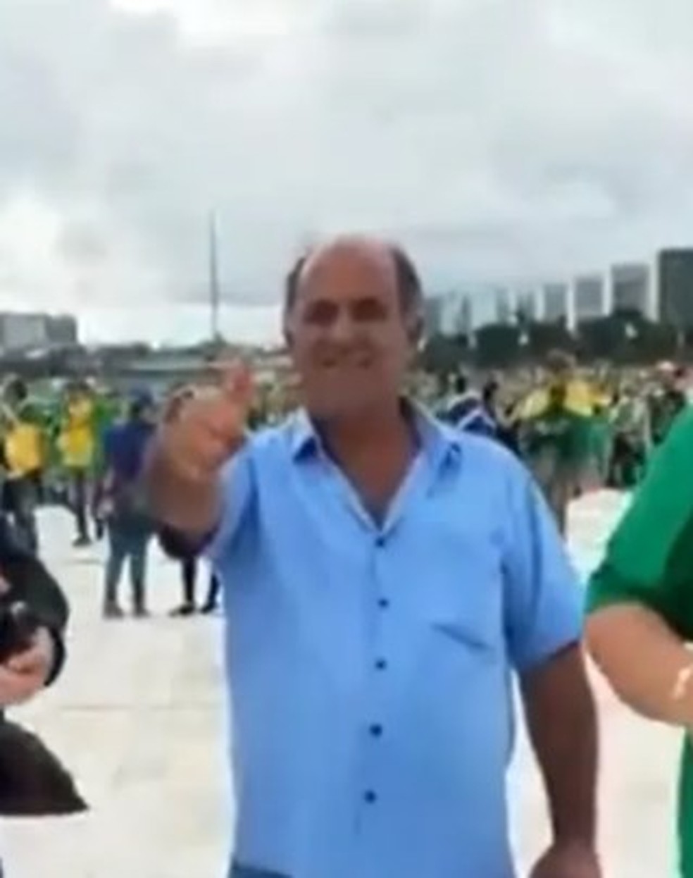 O vereador de Inhumas José Ruy (PTC) apareceu em um vídeo que viralizou nas redes sociais  — Foto: Reprodução
