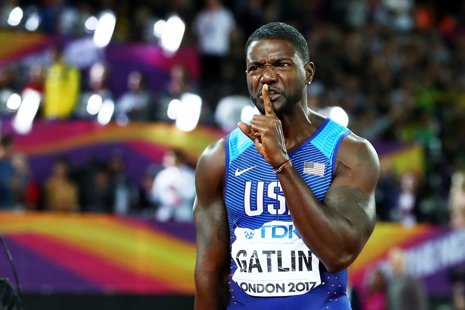 Campeão sob vaias: Gatlin estraga festa de Bolt e é bi dos 100m no Mundial de Londres