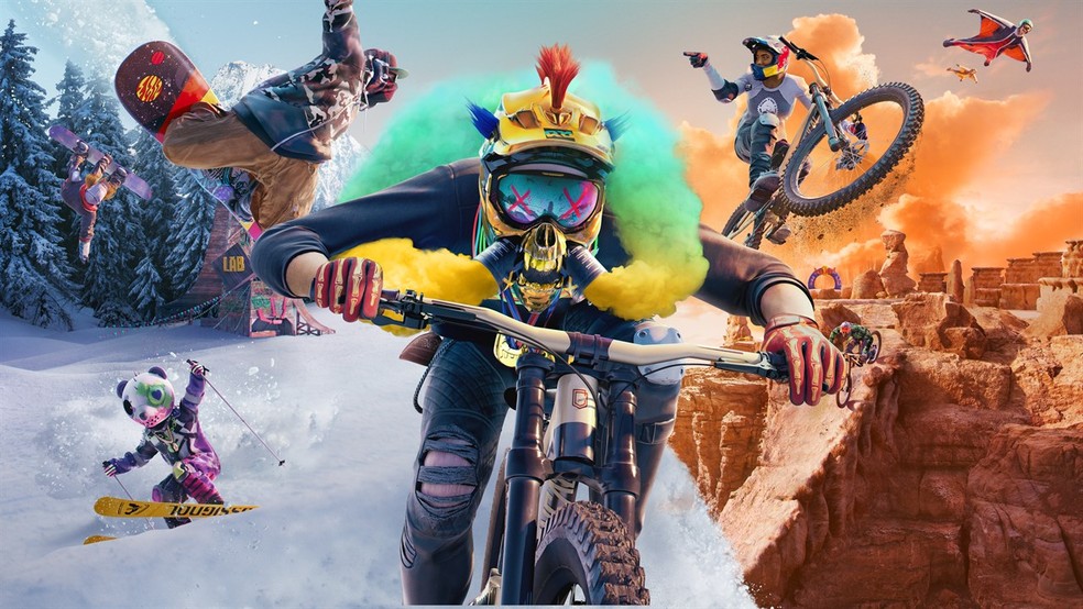Riders Republic será lançado em dois de setembro para PS4, PS5, Xbox One, Xbox Series X/S e PC — Foto: Divulgação/Ubisoft
