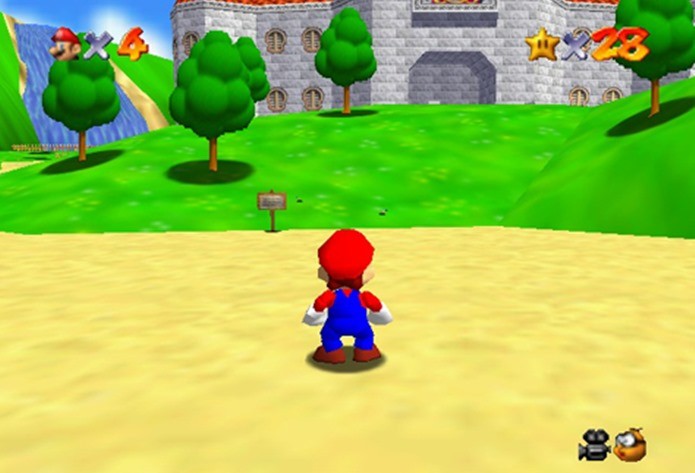 Cenários abertos e maior liberdade do primeiro Mario 3D inspiraram os produtores da Squaresoft (Foto: Reprodução / Dario Coutinho)